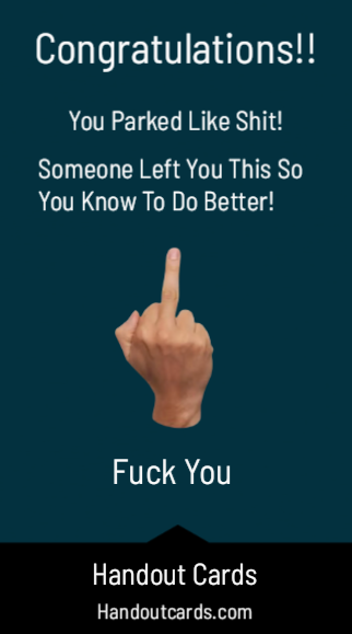 Shitty Parking Cards (25)