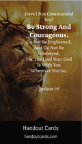 Joshua 1:9 Cards (25)